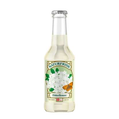 SODA FLÄDER CL. EKOL 12X25CL Picture of NATURFRISK SODA FLÄDER 12X25CL