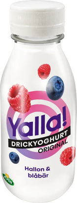 YOGGI YALLA HAL/BLÅ 6X350 ARLA Picture of YALLA HALLON/BLÅBÄR 6X350ML