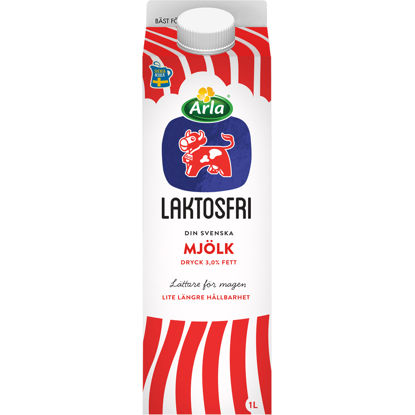 MJÖLK STAND LAKT FRI 6X1L Picture of MJÖLK STANDARD 3% LF 6X1L