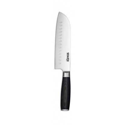 KNIV-SANTOKU-175MM-SENJEN-SING Picture of KOCKKNIV SANTOKU SINGLE 175MM