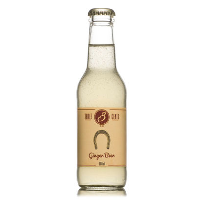 GINGER-BEER-24X200ML-THREE-CEN Picture of GINGER BEER 24X20CL