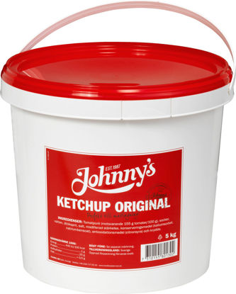 KETCHUP-JOHNNYS-ORGINAL-5KG Picture of KETCHUP JOHNNYS ORIGINAL 5KG