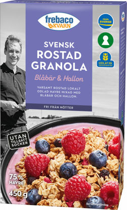 Picture of GRANOLA BLÅBÄR & HALLON 6X450G