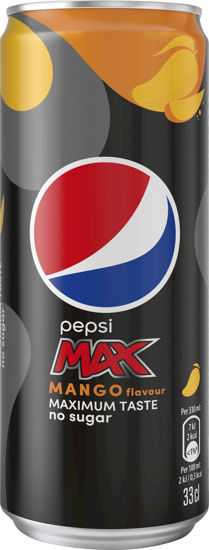 Picture of PEPSI MAX MANGO BRK 20X33CL
