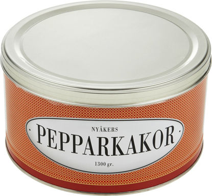 PEPPARKAKOR-PLATBURK-4X1-3KG Picture of PEPPARKAKOR PLÅTBURK 4X1,3KG