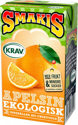 Show details for SMAKIS APELSIN KRAV 27X25CL Picture of SMAKIS APELSIN KRAV 27X25CL