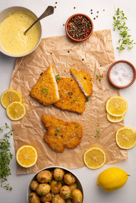 Show details for SCHNITZEL PAN HK STEKT 40X160G Picture of SCHNITZEL PAN HK STEKT 40X160G