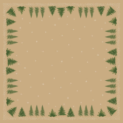 Picture of DUK HUMLE TREES 84X84CM 5X20ST
