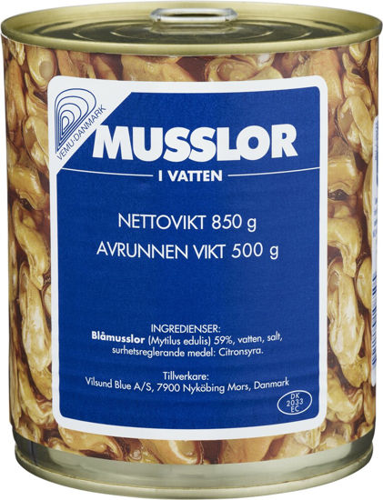 Picture of MUSSLOR I VATTEN 3X500G