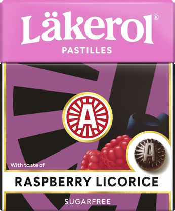 Picture of LÄKEROL LICORICE RASPBE 48X25G